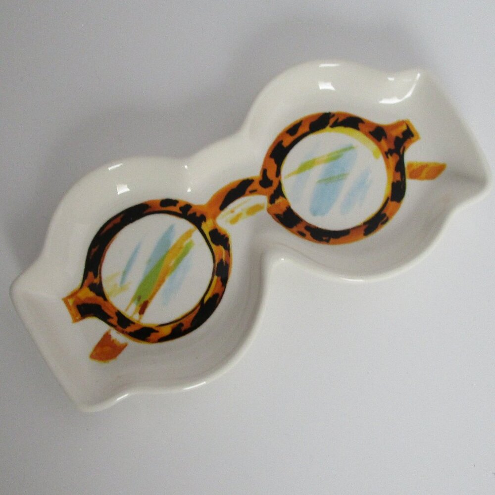 designer painted ceramic spoon rest